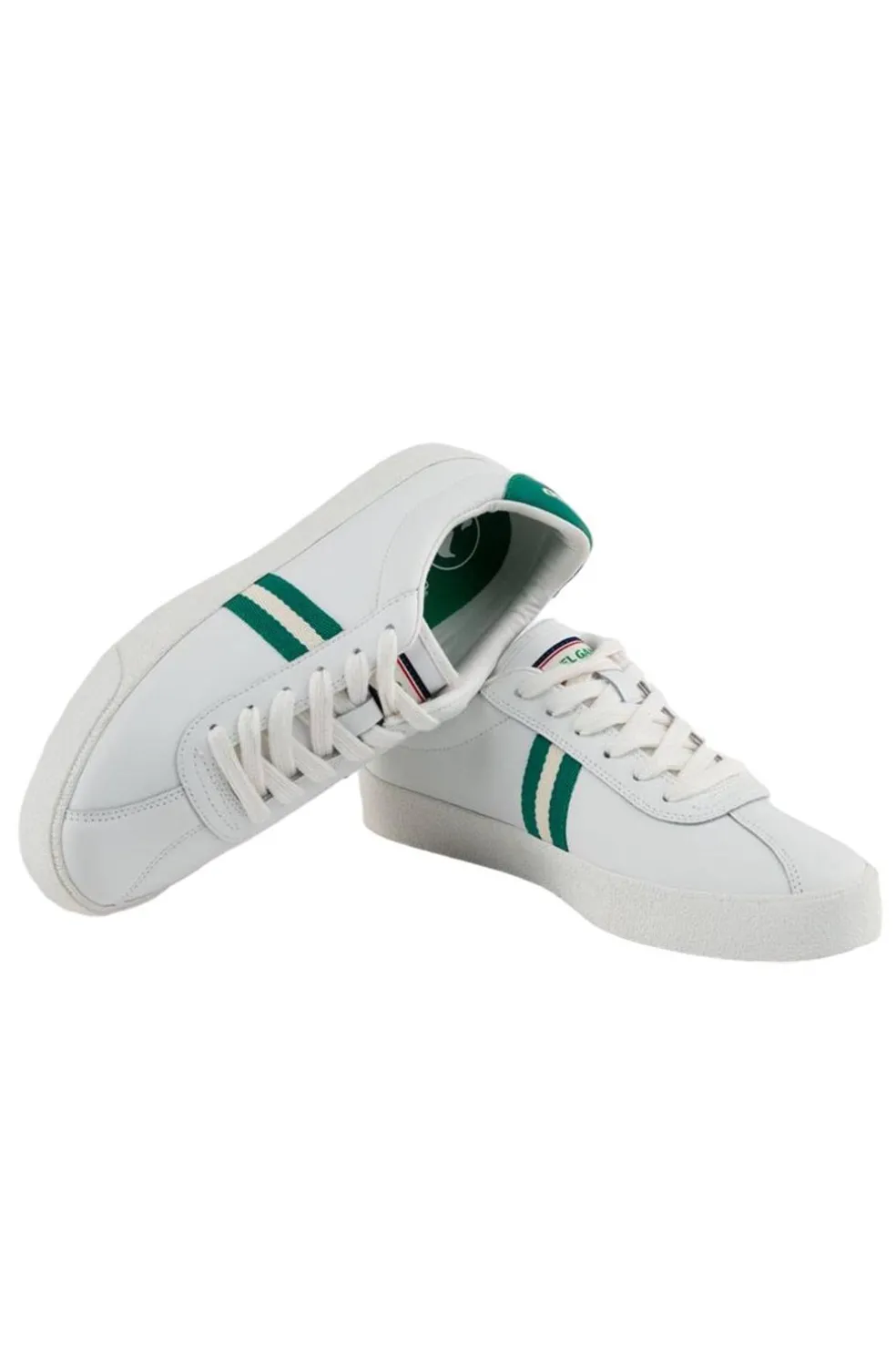 Deportivo Hombre El Ganso Piel Blanca Cinta Verde 4110W240046