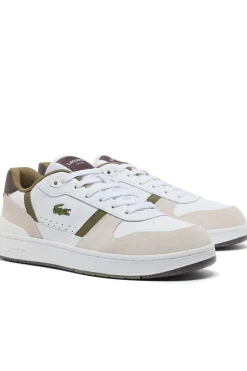Deportivo Hombre Lacoste T-Clip Set 50SMA0182 V06 WHT DK BRW