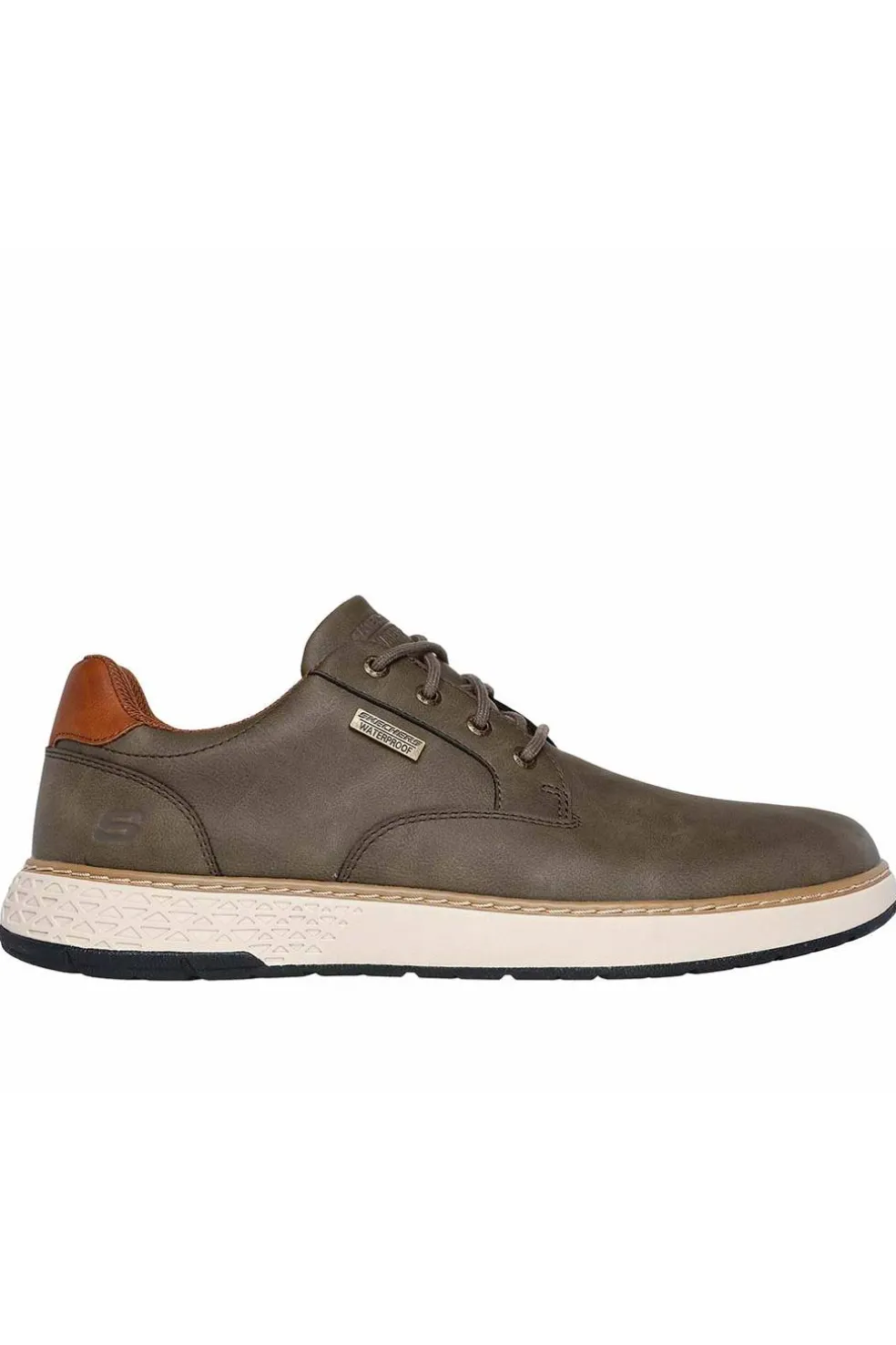 Deportivo Hombre Skechers Waterproof Relaxed Fit Garlan Pryor 205234 olive