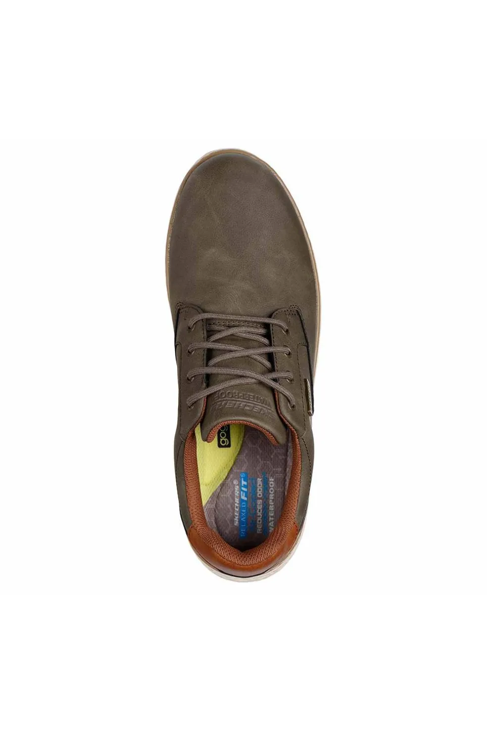 Deportivo Hombre Skechers Waterproof Relaxed Fit Garlan Pryor 205234 olive