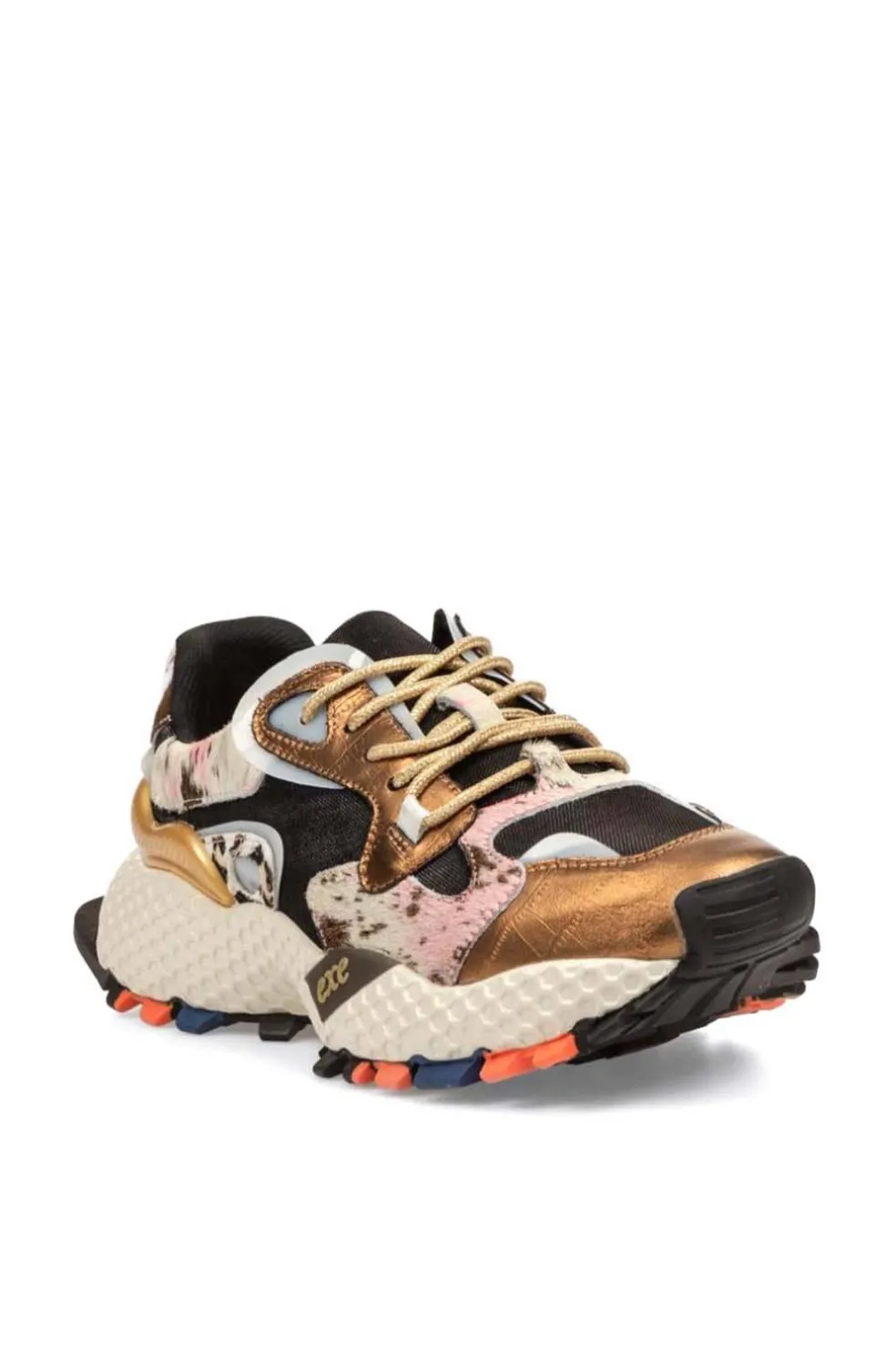 Deportivo Mujer Exé Leather 3020 10 Bronze