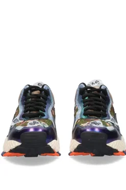 Deportivo Mujer Exé Leather 3020 2 Blue Purple