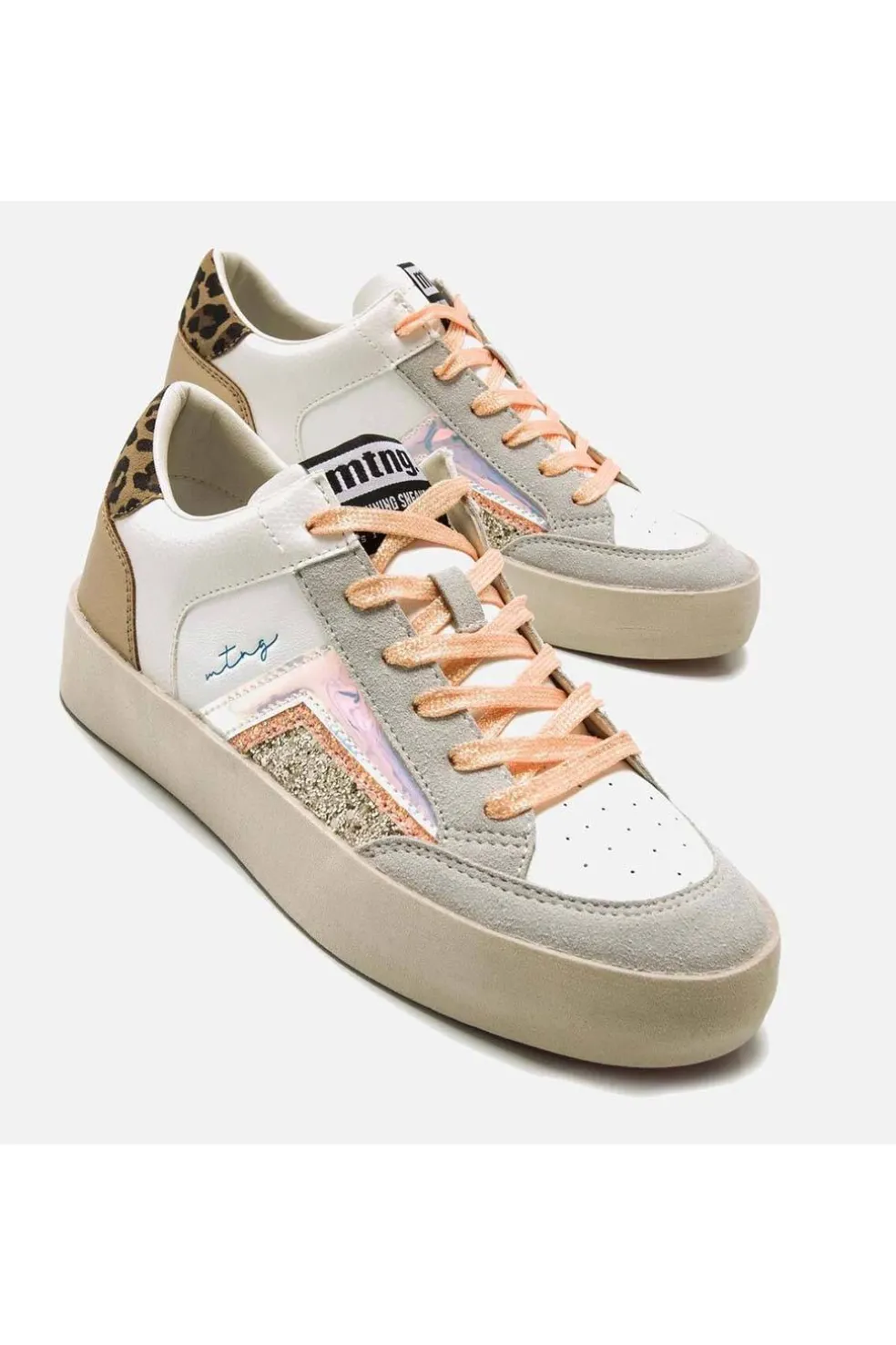 Deportivo Mujer Mustang lauper 60843 c57331 blanco champagne