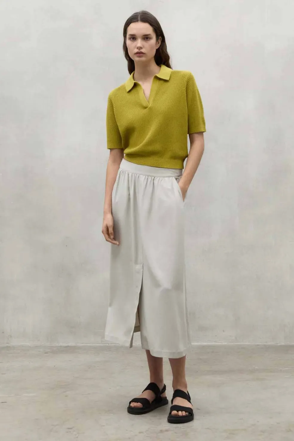 Falda Mujer Ecoalf Yoko 241 Washed Stone