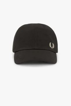 gorra de piqué clásica fred perry hw6726 v56 gris ancla