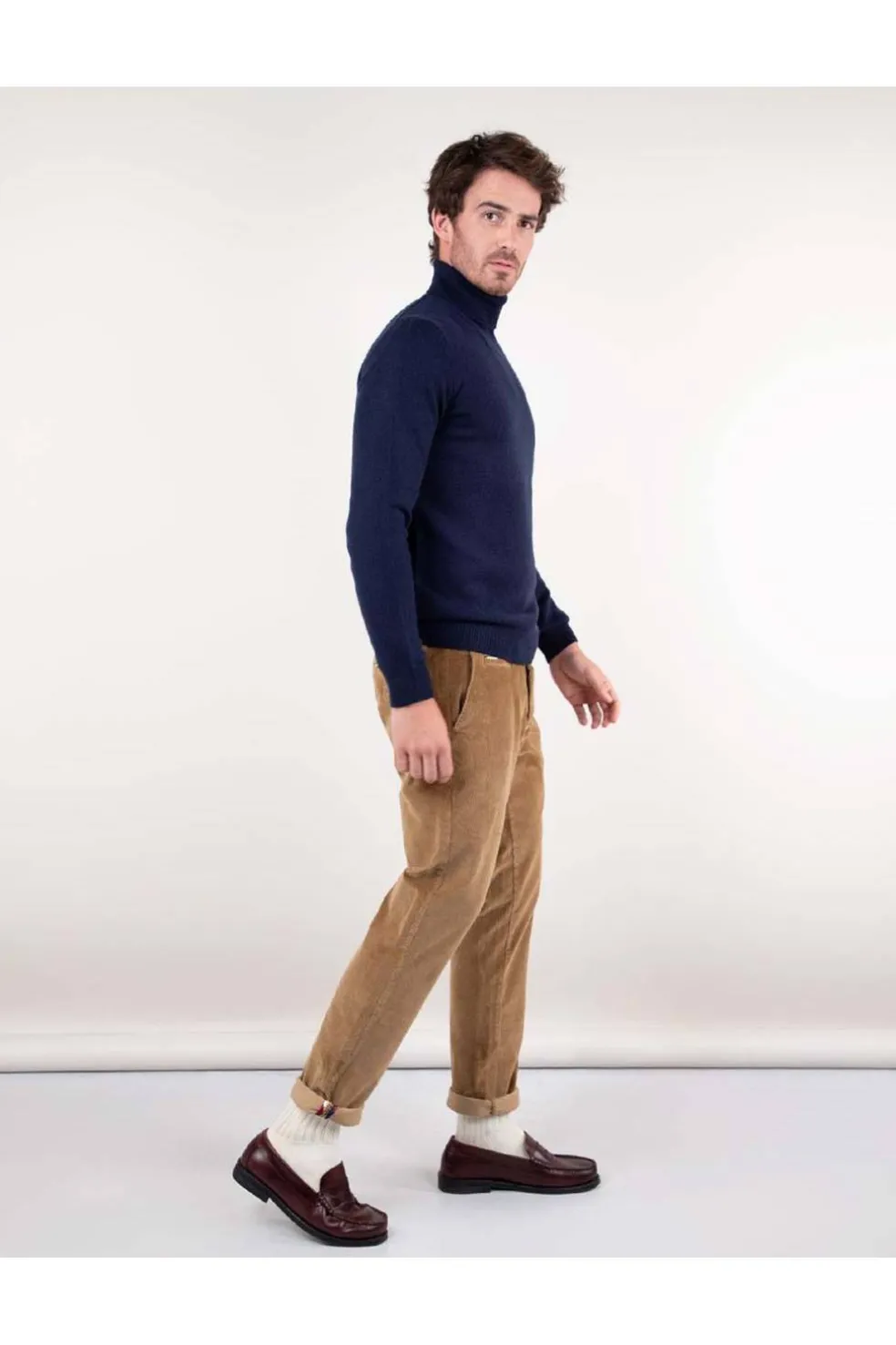 Jersey Cuello cisne Hombre El Ganso 1090W240029 marino