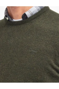 Jersey Hombre Barbour Essential Crew Neck MKN0345GN71 Seaweed