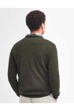 Jersey Hombre Barbour Essential Crew Neck MKN0345GN71 Seaweed