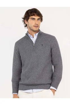 Jersey Hombre El Ganso Camionero 1090W250047 Lana Gris