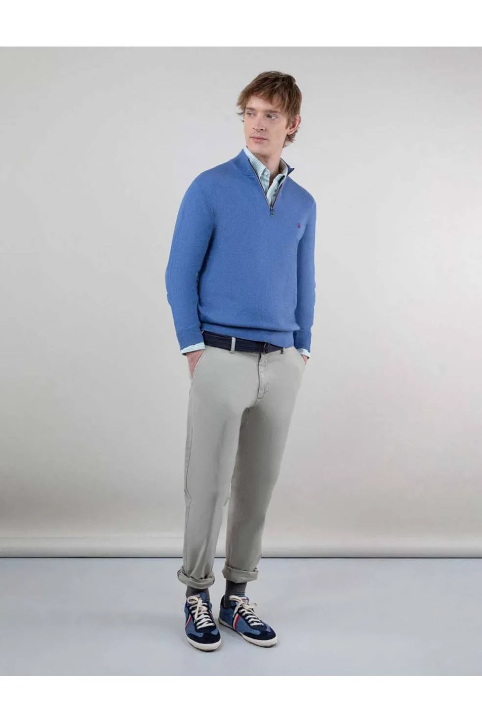 Jersey Hombre El Ganso 1090W240012 Azul