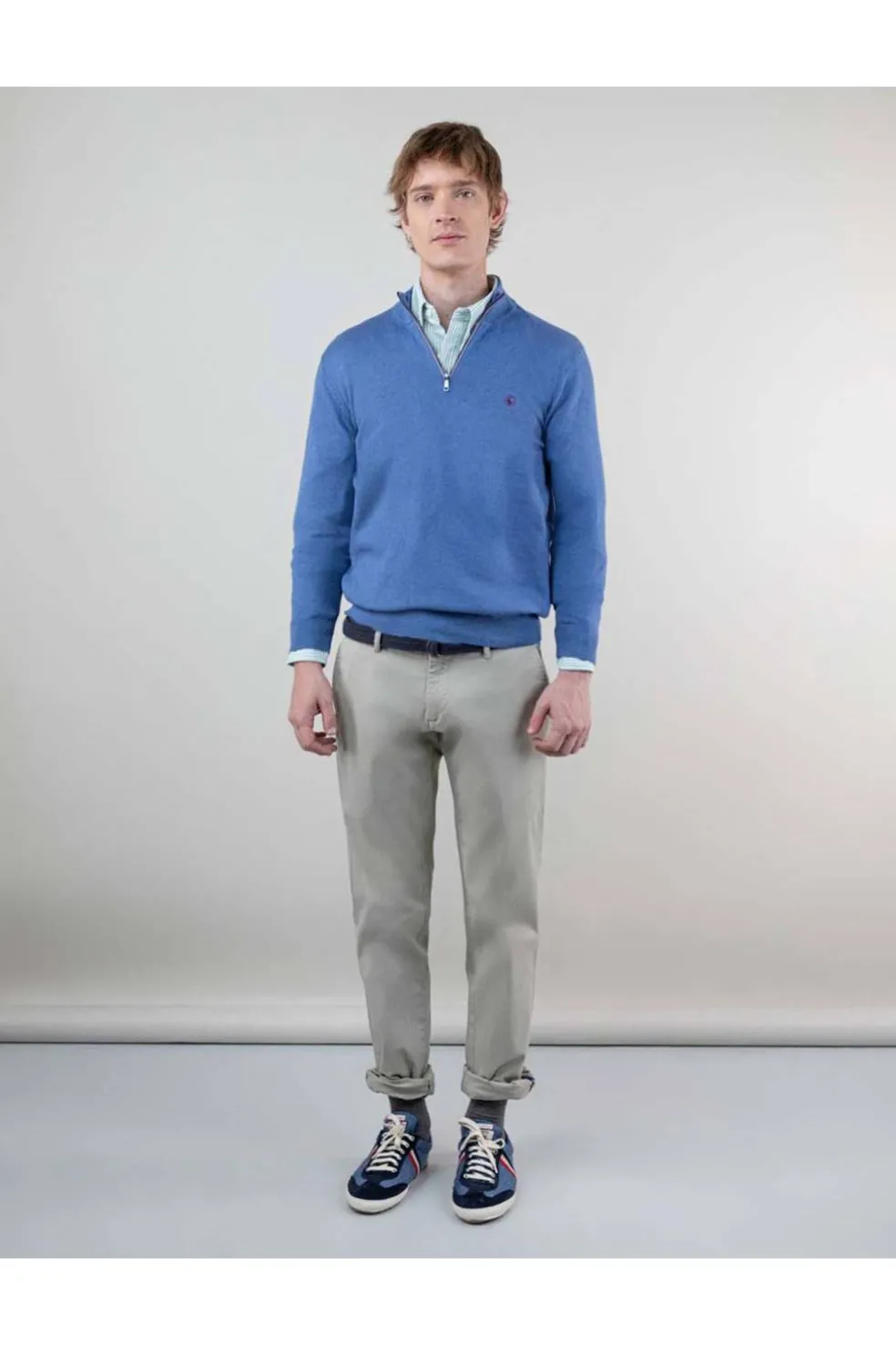 Jersey Hombre El Ganso 1090W240012 Azul