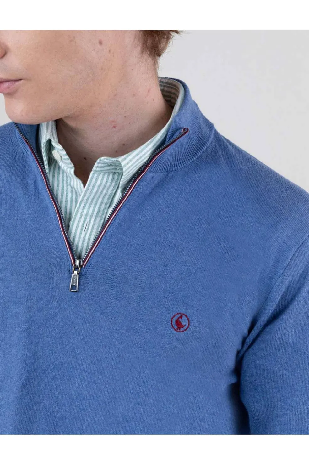 Jersey Hombre El Ganso 1090W240012 Azul