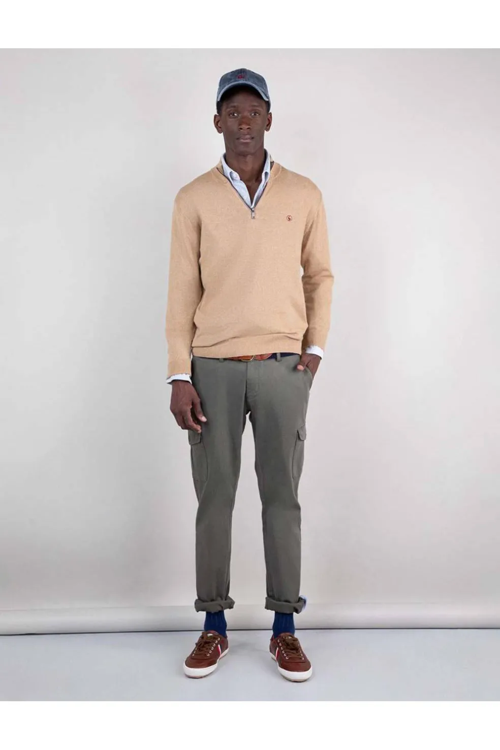 Jersey Hombre El Ganso 1090W240011 Camel