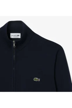 jersey Hombre Lacoste de cuello alto de algodón con cremallera ah1957 166