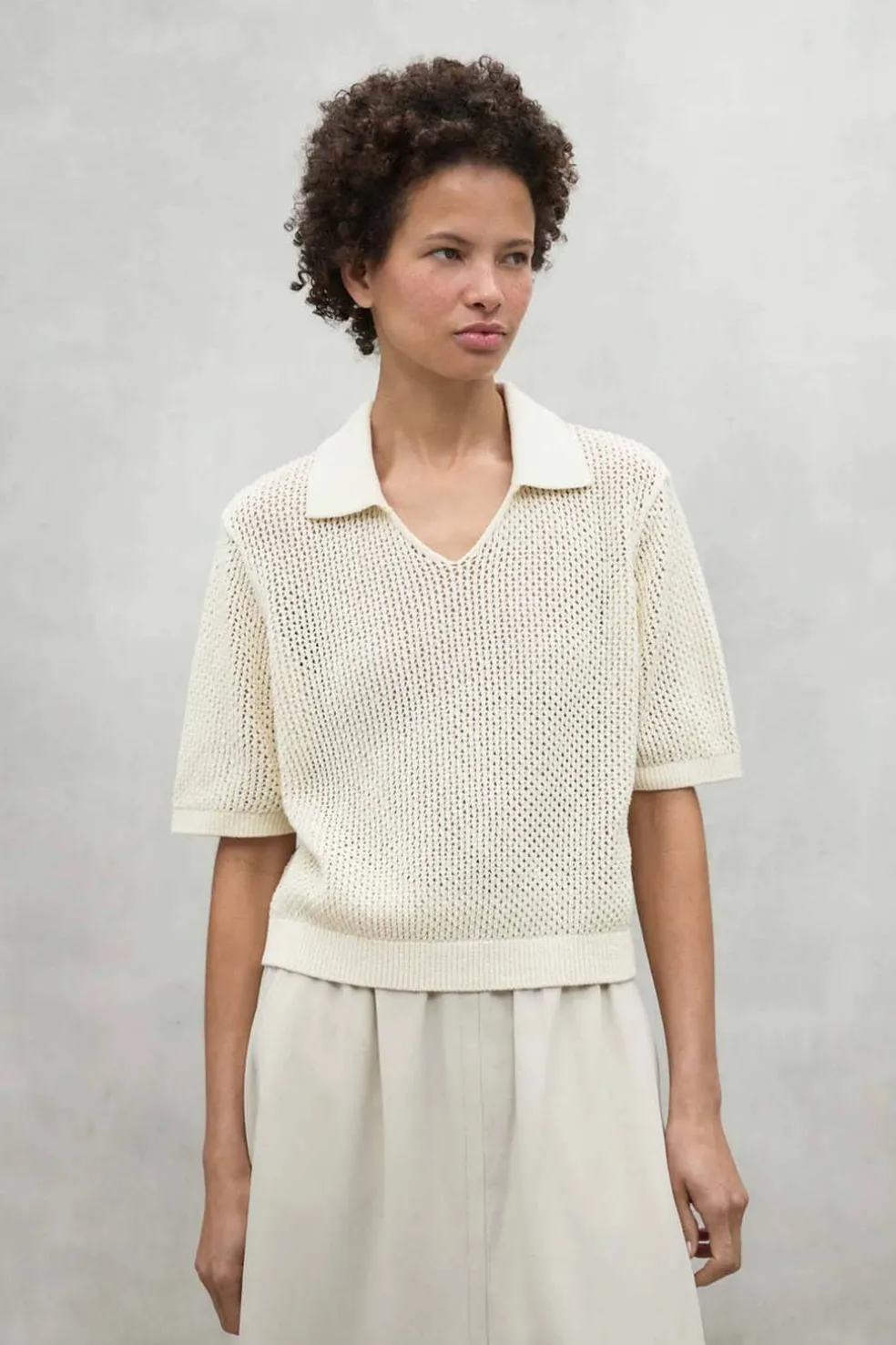 Jersey Mujer Ecoalf Argan 013 Ecru