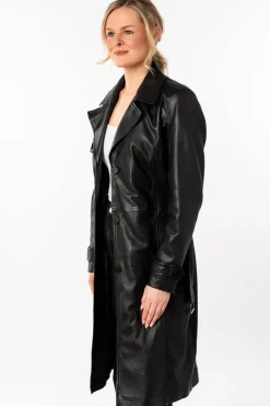 Levita de Piel Mujer Mauritius Liya 1102 0026 Black