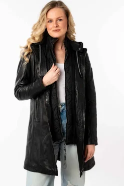 Levita de Piel Mujer Mauritius Milene 1102 0025 Black