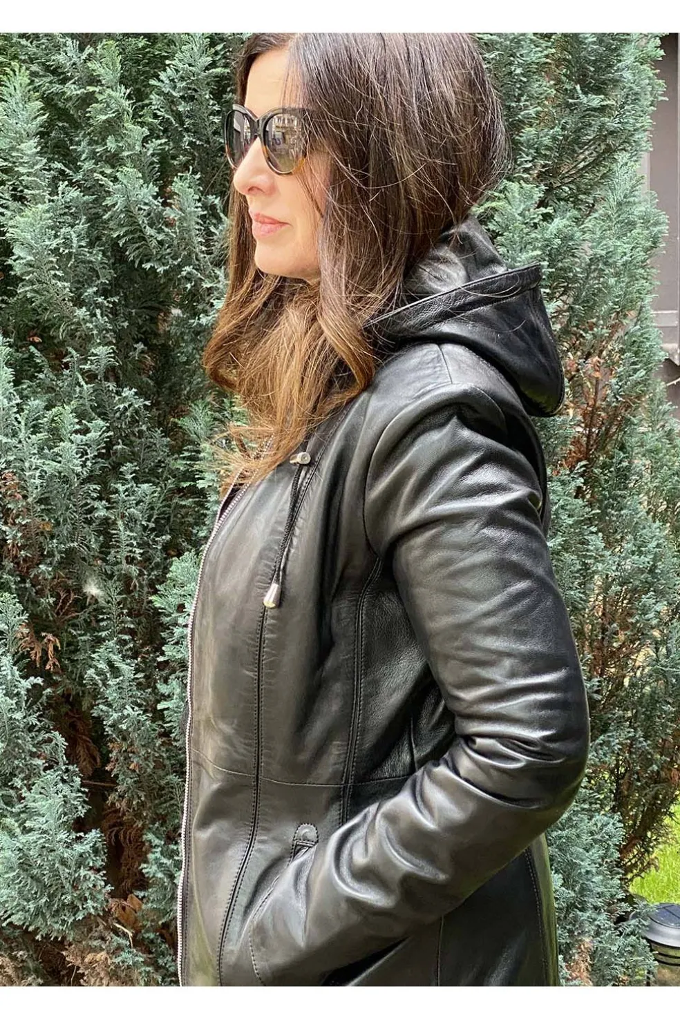 Levita de Piel Mujer MDP Voyage Black