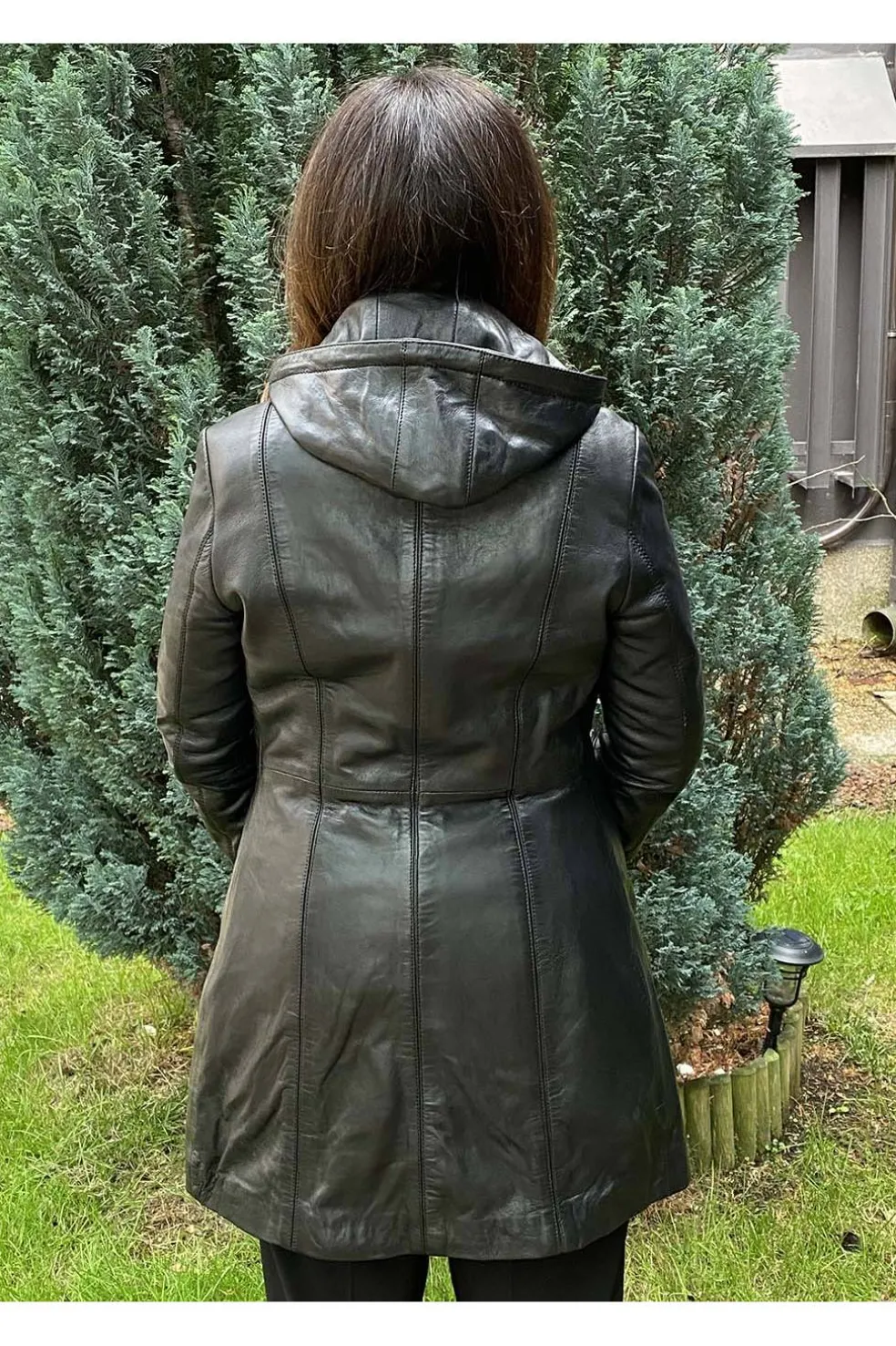 Levita de Piel Mujer MDP Voyage Black