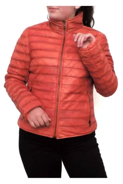 MDP cazadora cuero awl09 orange