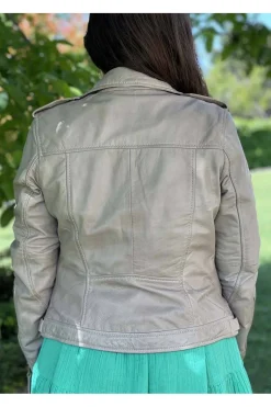 MDP Cazadora Cuero Refina Cream