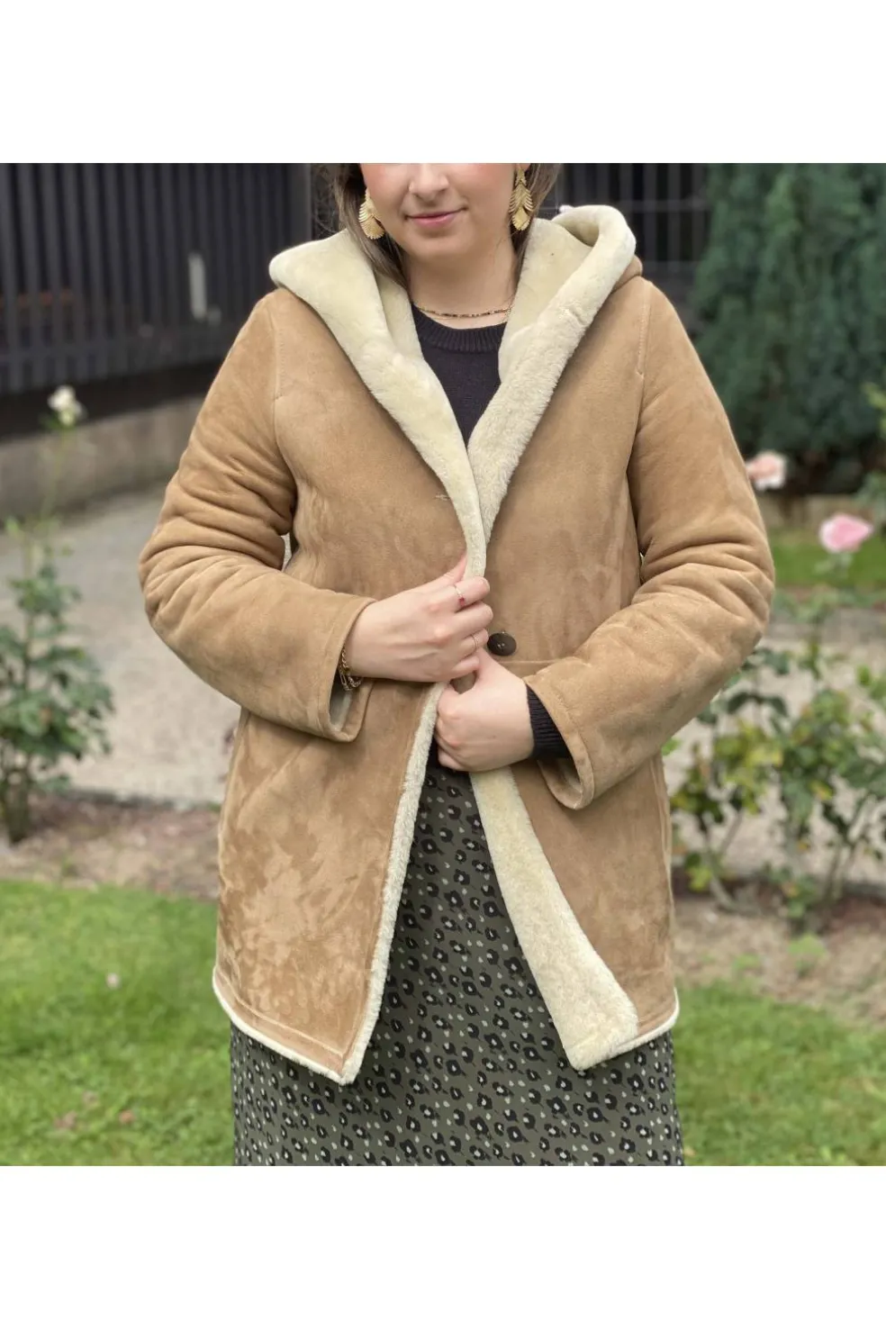 Medinapiel 23001 indy double face coat