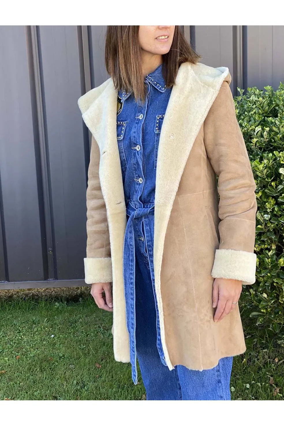 Medinapiel 19009 indy double face coat