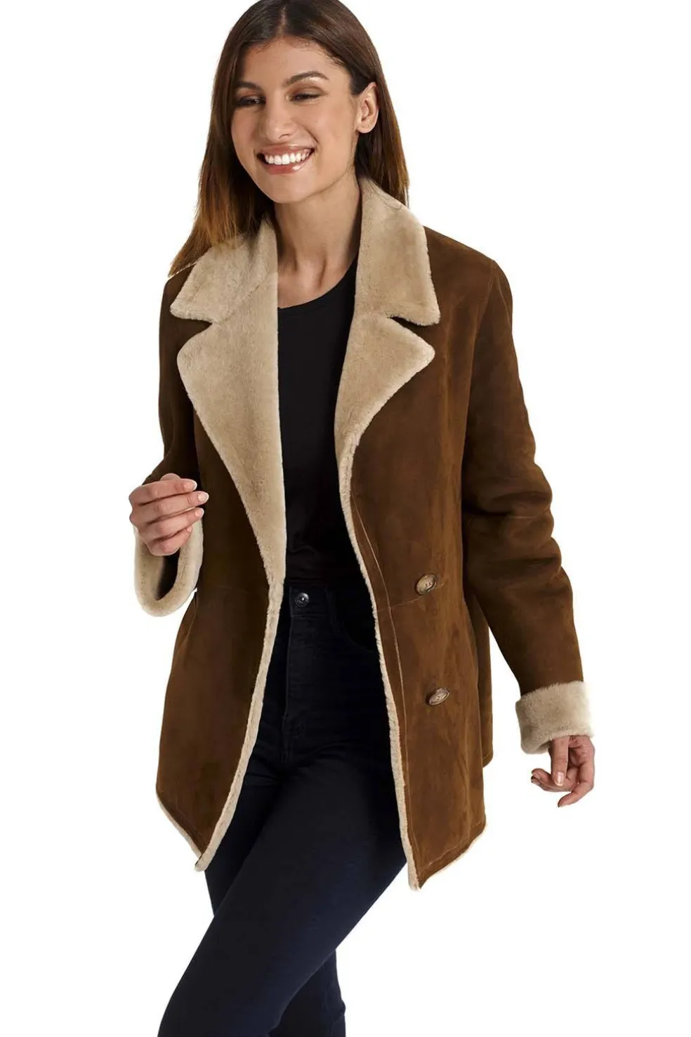 Medinapiel 19001 sandal double face coat