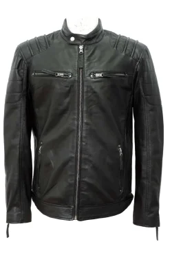 Medinapiel cazadora hombre MDP Black