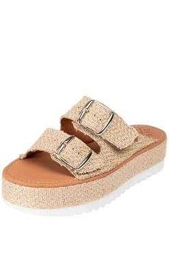 menorquina plataforma Popa collao fibra cuero rafia