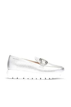 Mocasin Wonders sidney a2462 plata