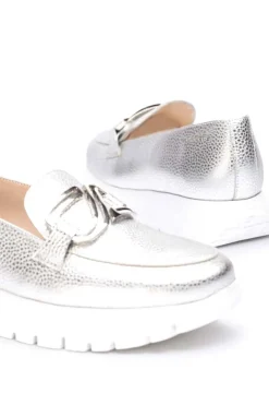 Mocasin Wonders sidney a2462 plata