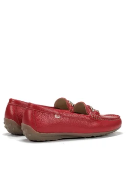 Mocasín Mujer Fluchos Bruni F2156 Stella Rojo