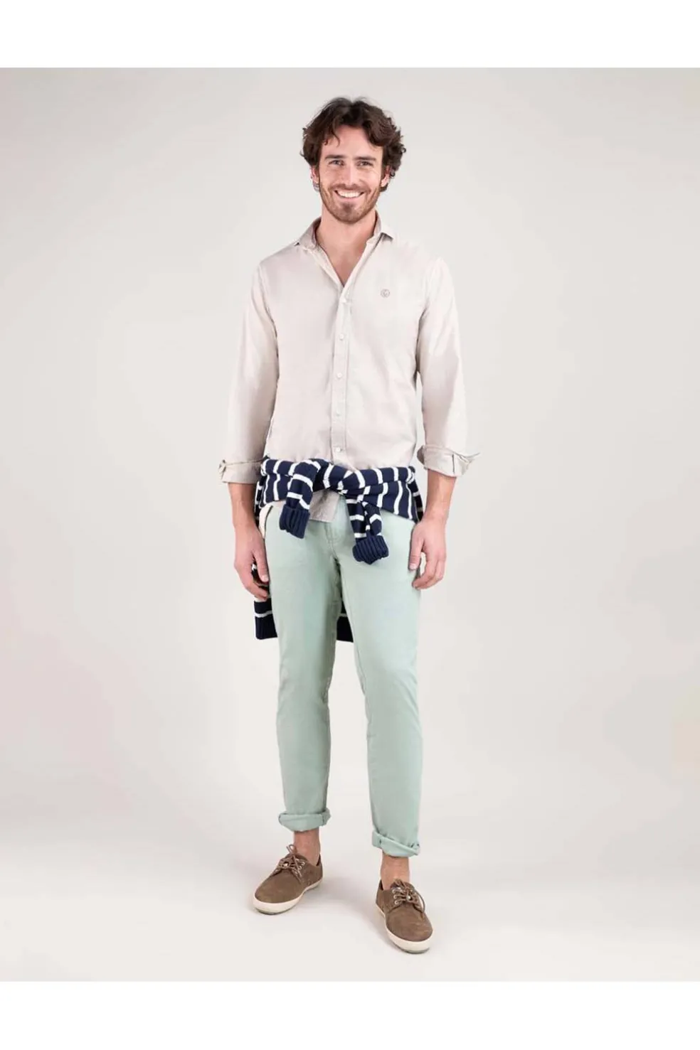 Pantalón Hombre El Ganso 5 bolsillos 1020s250012 verde