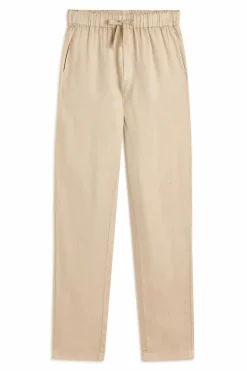 Pantalón de Lino Mujer Ecoalf Indo 008 Whitesand