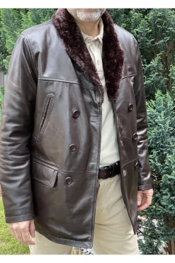 Parka de Cuero Hombre MDP Villamor Brown