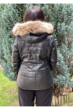 Parka de Cuero Mujer MDP Gilda Black