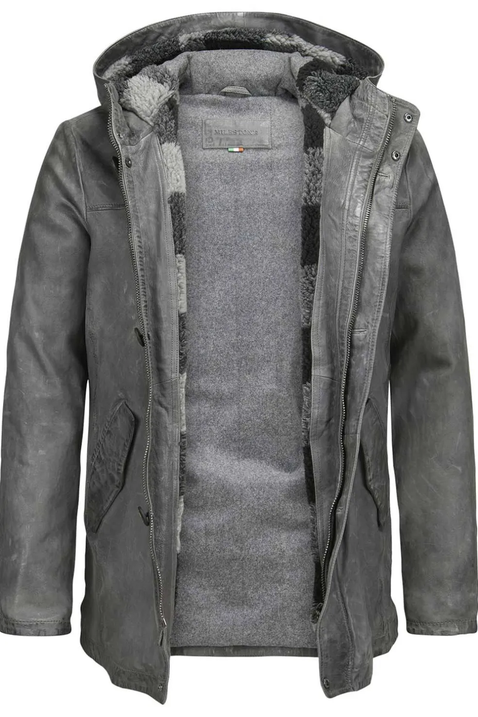 Parka Hombre Milestone Memphis 77 Ash Grey
