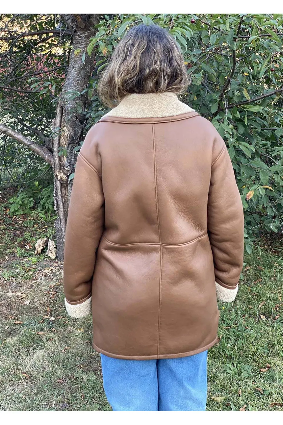 Pelliza de Mujer Medinapiel Piel Vuelta 25007 camel