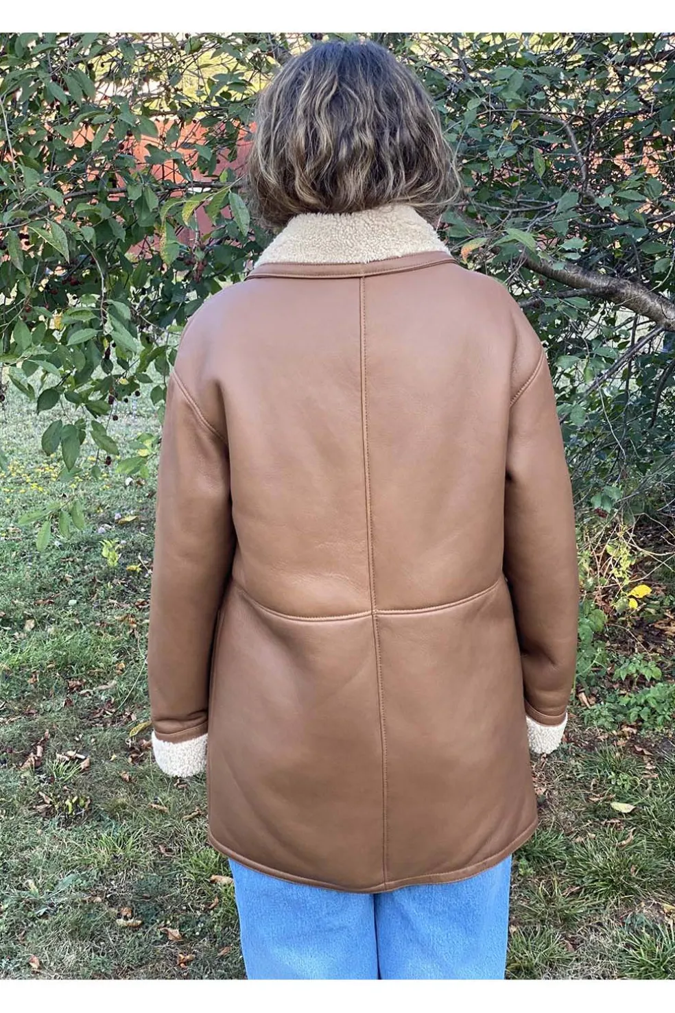 Pelliza de Mujer Medinapiel Piel Vuelta 25006 camel