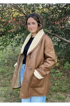 Pelliza de Mujer Medinapiel Piel Vuelta 25006 camel