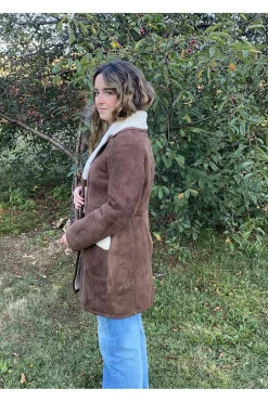 Pelliza de Mujer Medinapiel Piel Vuelta 25003 cocoa