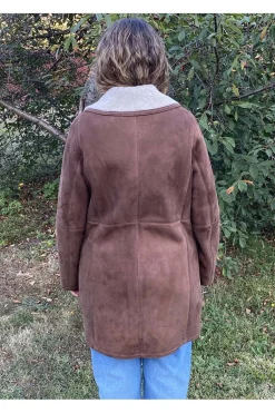 Pelliza de Mujer Medinapiel Piel Vuelta 25003 cocoa