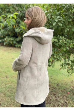 Pelliza de Mujer Medinapiel Piel Vuelta 19000 Piedra