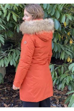 plumífero mujer Henry Arroway nevada naranja