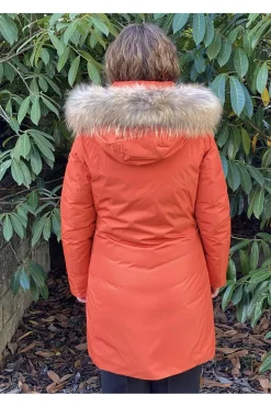 plumífero mujer Henry Arroway nevada naranja