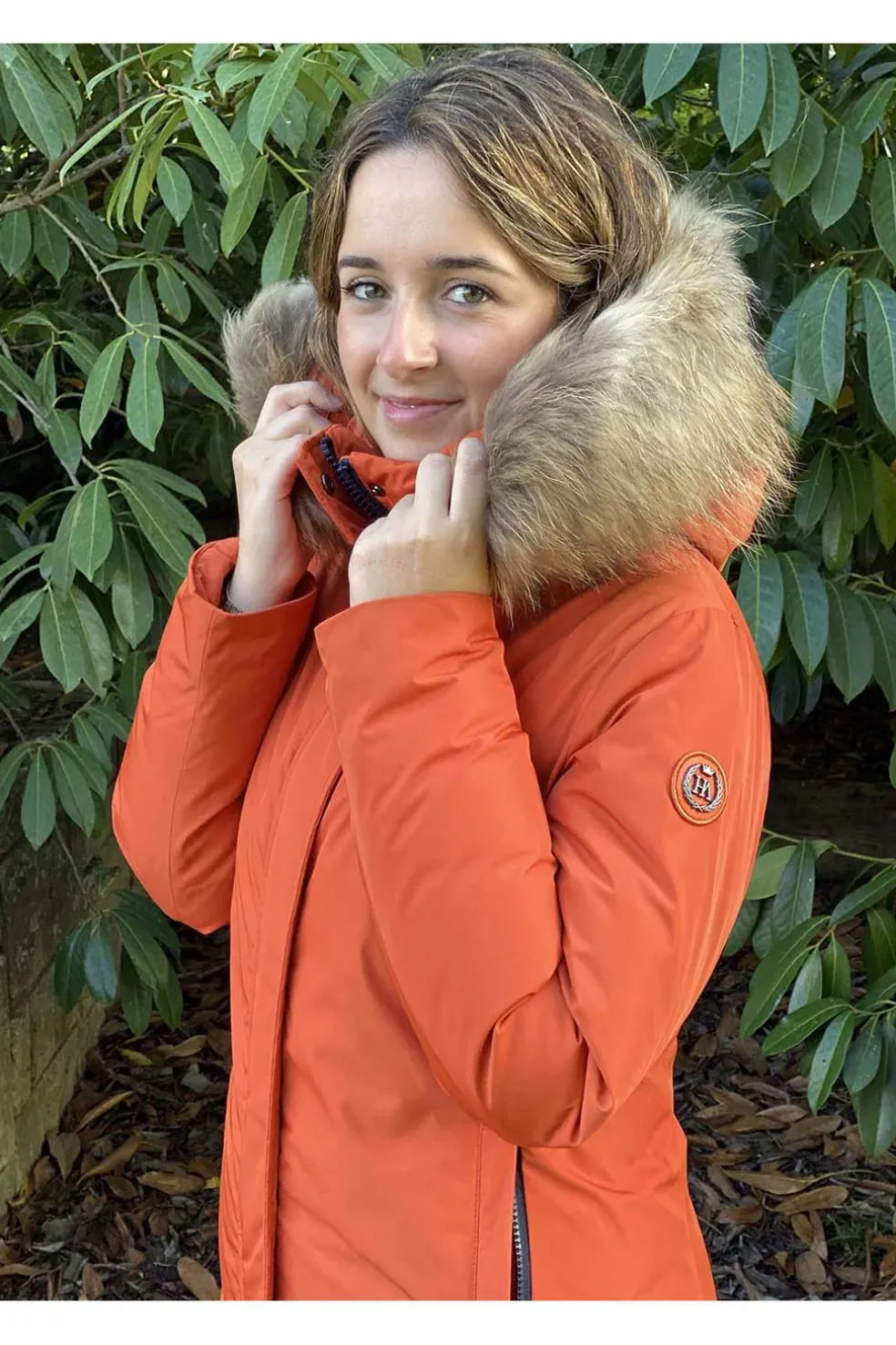 plumífero mujer Henry Arroway nevada naranja