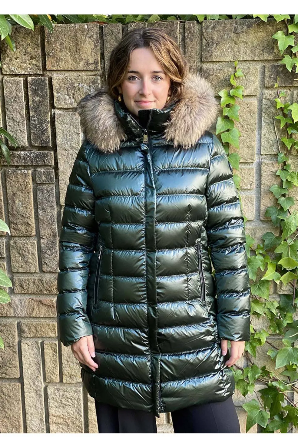 plumífero mujer Henry Arroway rachel royal green