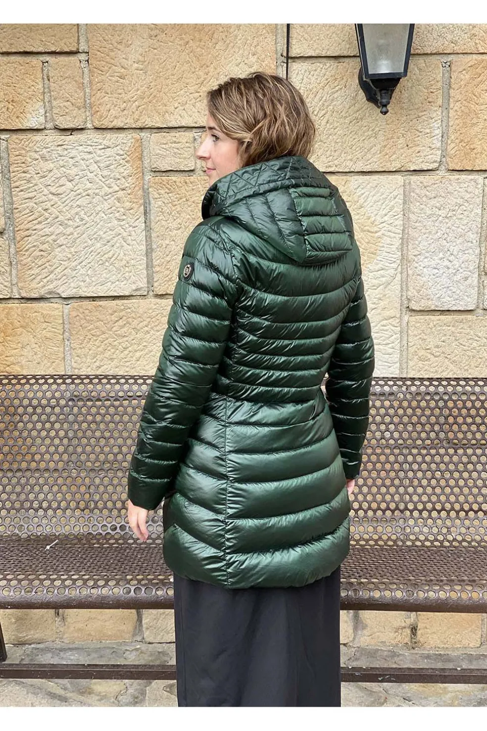 Plumífero Mujer Henry Arroway Cris royal green