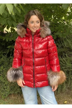 Plumífero Mujer Henry Arroway bella bright red